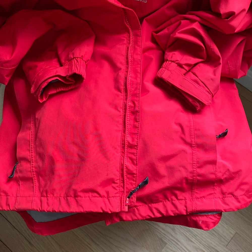 SALE🎈 Henry Lloyd Red Hooded Yachting Jacket with Gray Lining - Picture 8 of 17